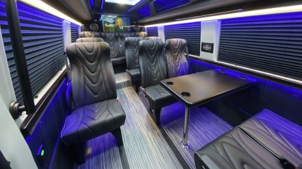 nashville 18 passenger sprinter van interior