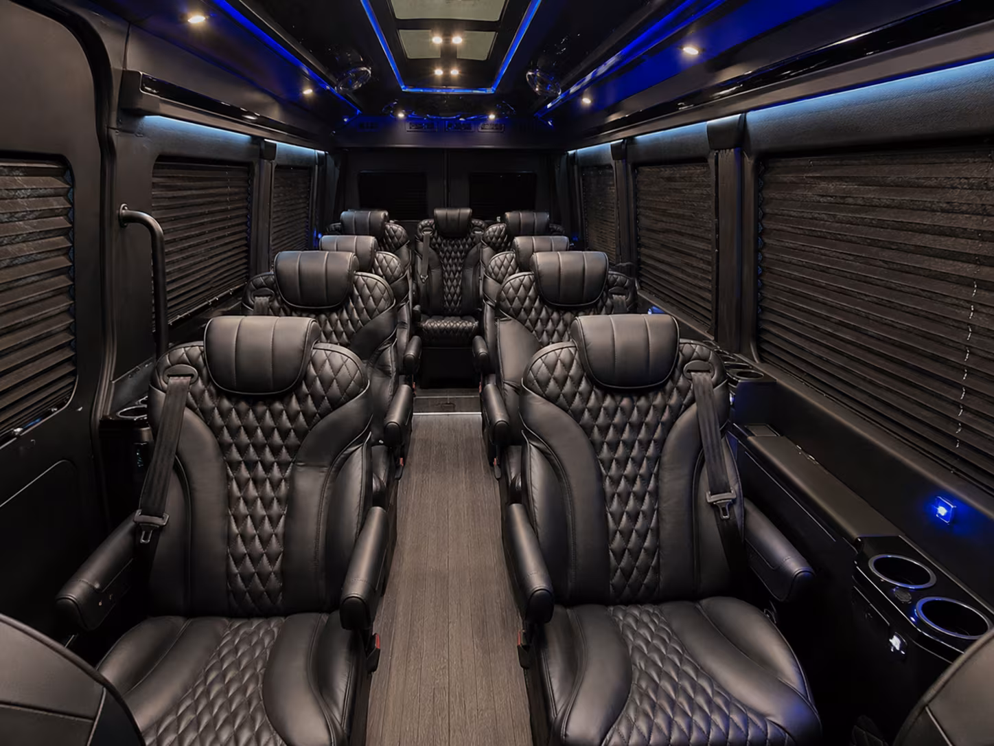 nashville 18 passenger sprinter van inside