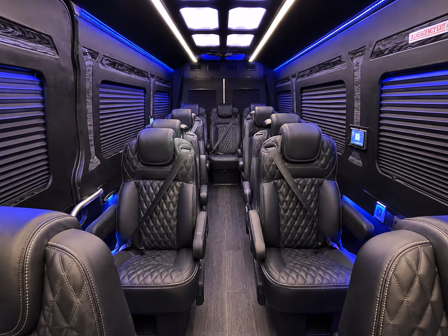 nashville 8 passenger sprinter van inside