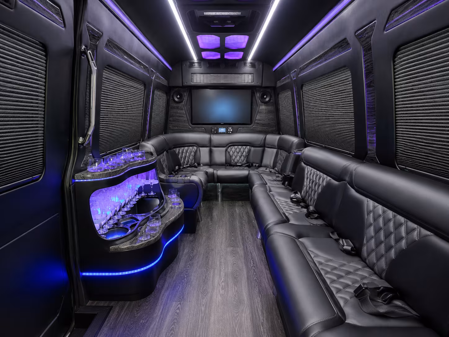 nashville sprinter limousine inside
